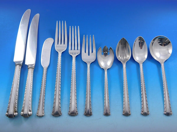 Nancy Lee by Reed and Barton Sterling Silver Flatware Set Service 131 pcs Dinner