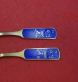 Christmas by A. Michelsen Sterling Silver Fork and Spoon Set 2pc 1964 Orion
