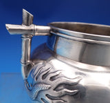 Hung Chong Chinese Export Sterling Silver Sugar Bowl w/Dragon and Bamboo (#8440)