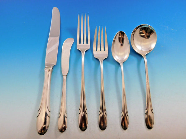 Symphony by Towle Sterling Silver Flatware Set for 8 Service 51 pieces Art Deco