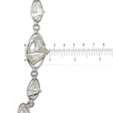 Sterling Bracelet Five Panel Horses Carl Art (#J5483)