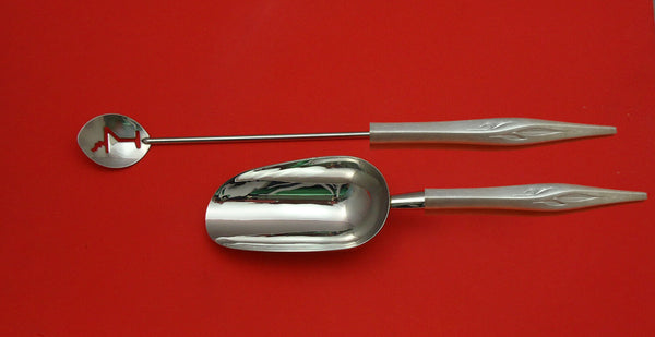 Dawn Mist by Wallace Sterling Silver Bar Set 2pc HHWS Custom Made