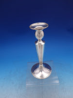 Sterling Silver Candlestick Pair 7 1/2" Vintage Unknown maker G608 (#7082)