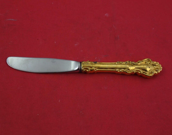 Spanish Baroque Vermeil by Reed  & Barton Sterling Silver Butter Spreader 6 1/2"