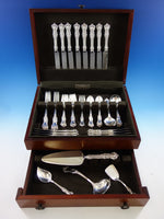 Marlborough by Reed and Barton Sterling Silver Flatware Set 8 Service 52 pieces