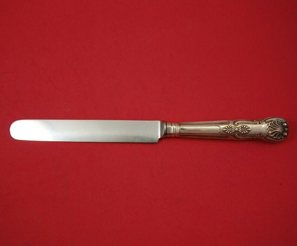 Kings by Wm. Eley and Wm. Fern English Sterling Silver Banquet Knife 10 5/8"