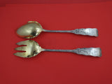 Saint Cloud by Gorham Sterling Silver Salad Serving Set AS GW Bright-Cut 10 1/2"