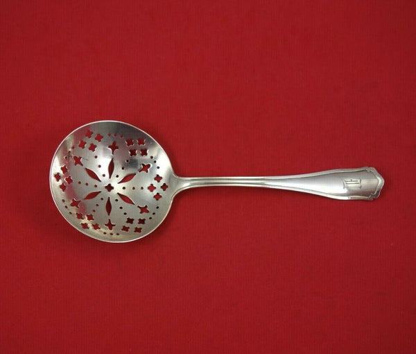 Dolores by Shreve Sterling Silver Pea Spoon 8 1/2" Pierced Serving Arts & Crafts