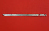 Leonore Doskow Sterling Silver Ruler Letter opener 8 3/4"