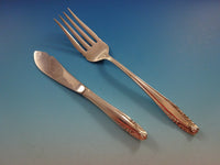 Stradivari by Wallace Sterling Silver Flatware Set For 8 Service 60 Pcs Dinner