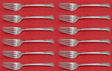 Chippendale by Towle Sterling Silver Salad Fork Set 12 pieces 6 5/8"
