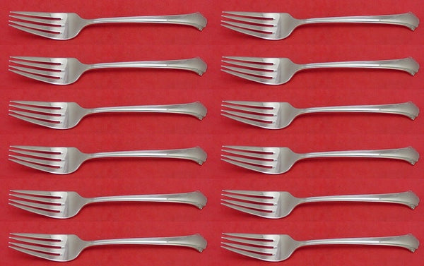 Chippendale by Towle Sterling Silver Salad Fork Set 12 pieces 6 5/8"