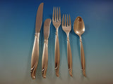 Sentimental by Oneida Sterling Silver Flatware Set For 8 Service 44 Pieces