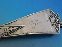 Duchess by Seymour Sterling Silver Soup Ladle Bright-Cut Super Heavy 12"