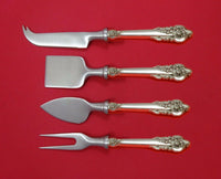 Grande Baroque by Wallace Sterling Silver Cheese Serving Set 4pc HHWS Custom