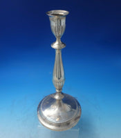 Gadroon Sterling Silver Candlestick Pair #2538 12 1/4" x 5 3/4" c.1930 (#5889)