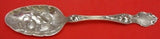 Violet by Wallace Sterling Silver Berry Spoon Hand Chased w/Fruit in Bowl 8 1/4"