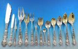 Imperial Chrysanthemum Gorham Sterling Silver Flatware Set Service 416 pc Chest