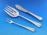 Lotus by Watson-Wallace Sterling Silver Flatware Service for 8 Set 55 pieces