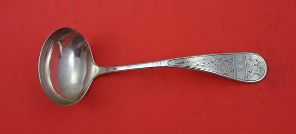 King William Engraved by Tiffany and Co Sterling Gravy Ladle w/ grapes 7"