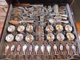 Hepplewhite Eng by Reed & Barton Sterling Silver Flatware Set Service 297 Pieces