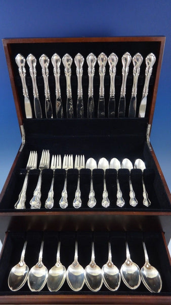 Hampton Court by Reed & Barton Sterling Silver Flatware Set 12 Service 60 Pieces
