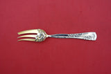 Rose and Scroll by Whiting Sterling Silver Pastry Fork GW 6 3/8"