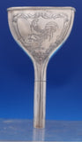 Wm Kerr Sterling Silver Wine Funnel Rooster Holding Glass #53 4.75" (#8385)