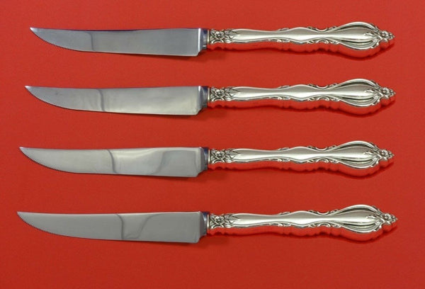 Grande Regency by International Sterling Silver Steak Knife Set 4pc HHWS  Custom