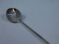 SPANISH BAROQUE BY REED AND BARTON STERLING SILVER MARTINI SPOON WS CUSTOM 11.5"