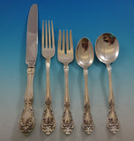 Chateau Rose by Alvin Sterling Silver Flatware Set for 12 Service 60 Pieces
