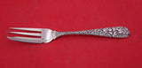 Repousse by Kirk Sterling Silver Pastry Fork 3-Tine 10.15 brite-cut rare 6 1/2"