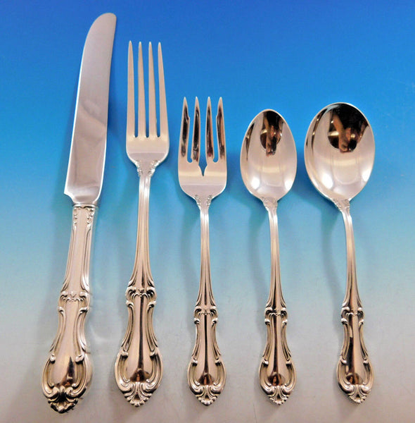 Joan of Arc by International Sterling Silver Flatware Service for 6 Set 33 pcs