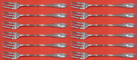 Lyric by Gorham Sterling Silver Cocktail Fork Set 12 pieces 5 5/8"