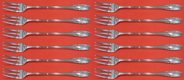 Lyric by Gorham Sterling Silver Cocktail Fork Set 12 pieces 5 5/8"