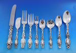 Lily by Whiting Sterling Silver Flatware Set for 8 Service 72 Pieces No Monogram