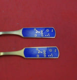 Christmas by A. Michelsen Sterling Silver Fork and Spoon Set 2pc 1964 Orion