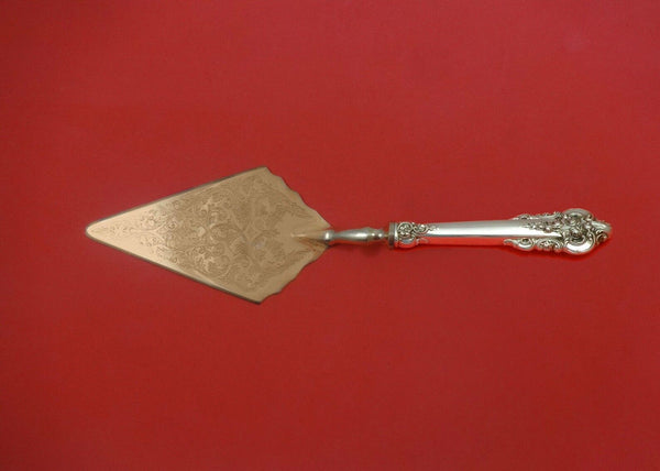 Grande Baroque by Wallace Sterling Silver Pastry Server Fancy Vermeil Custom