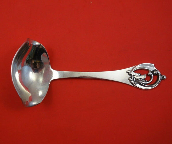 Jens Sigsgaard Danish Sterling Silver Gravy Ladle with Spout 7 1/2" Serving