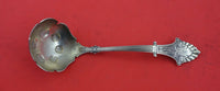 Louis XIV by Gorham Sterling Silver Sauce Ladle brite-cut stippled bowl 5 7/8"