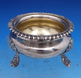 English Victorian Sterling Silver Salt Dip Master Set 2pc GW Interior (#8324)