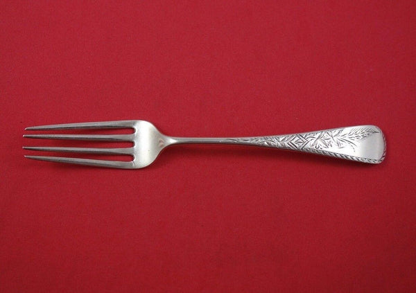 Antique Engraved #8 by Gorham Sterling Silver Breakfast Fork 5 3/4" Antique