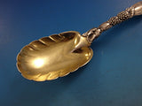 Blackberry by Tiffany and Co Sterling Silver Berry Spoon GW Leaf Shape 8 1/2"