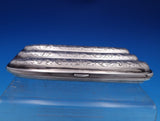 Japanese Sterling Silver Cigar Case Bright-Cut 5 5/8" x 3 1/4" x 7/8" (#8310)