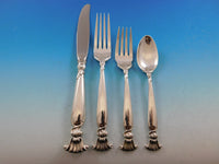 Romance of the Sea by Wallace Sterling Silver Flatware Set for 12 Service 72 pcs