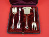 Renaissance by Christofle/Cardeilhac Sterling Dessert Set 4-pc fitted box GW 5"