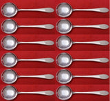 Faneuil by Tiffany and Co Sterling Silver Bouillon Soup Spoon Set of 12pc 5 3/8"