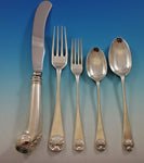 Williamsburg Shell by Stieff Sterling Silver Flatware Set Service 35 pcs Dinner