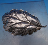 Buccellati Italian Sterling Silver Bowl Oak Leaf Shape 4 1/4" x 2 1/2" (#8151)