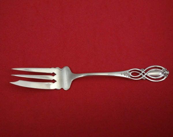 Chippendale Old by Alvin Sterling Silver Pastry Fork 3-Tine 5 1/4" Antique